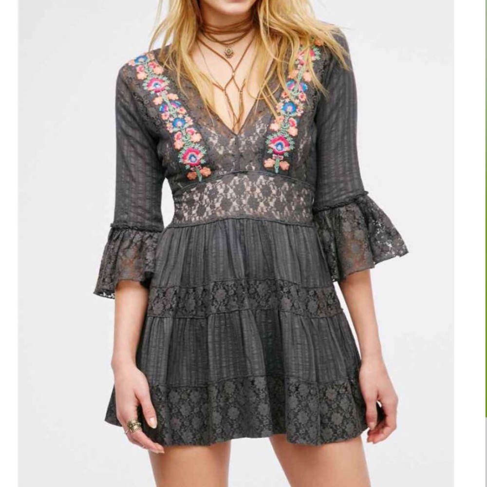 Free People Antiquity Mini Dress